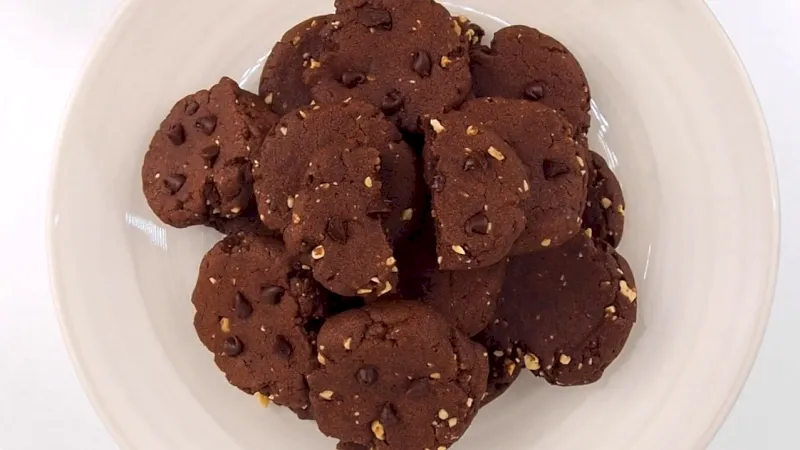 Receta de galletas de chocolate y cacahuetes
